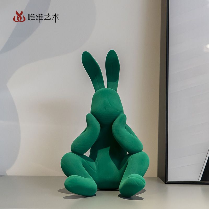 Mr. Rabbit - Thinking Rabbit - Flocking (3)
